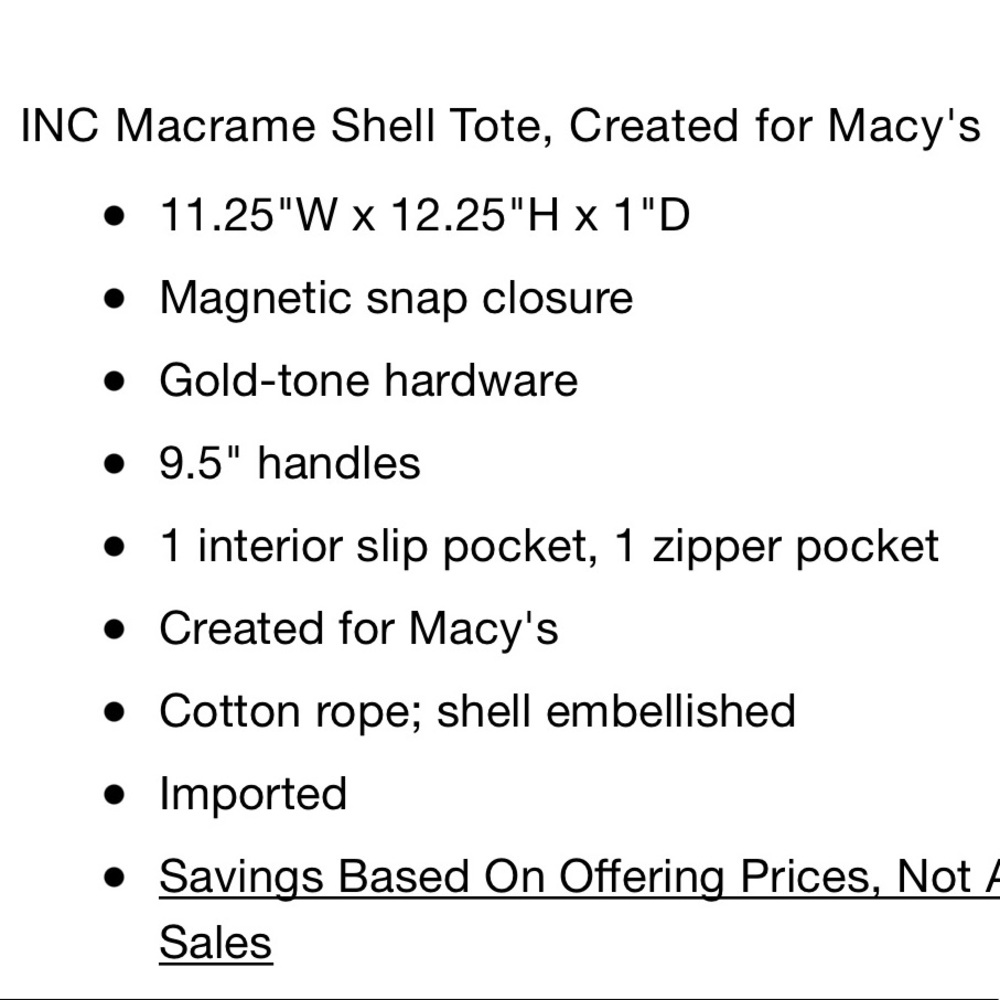 Macrame shell tote - Picture 3 of 3